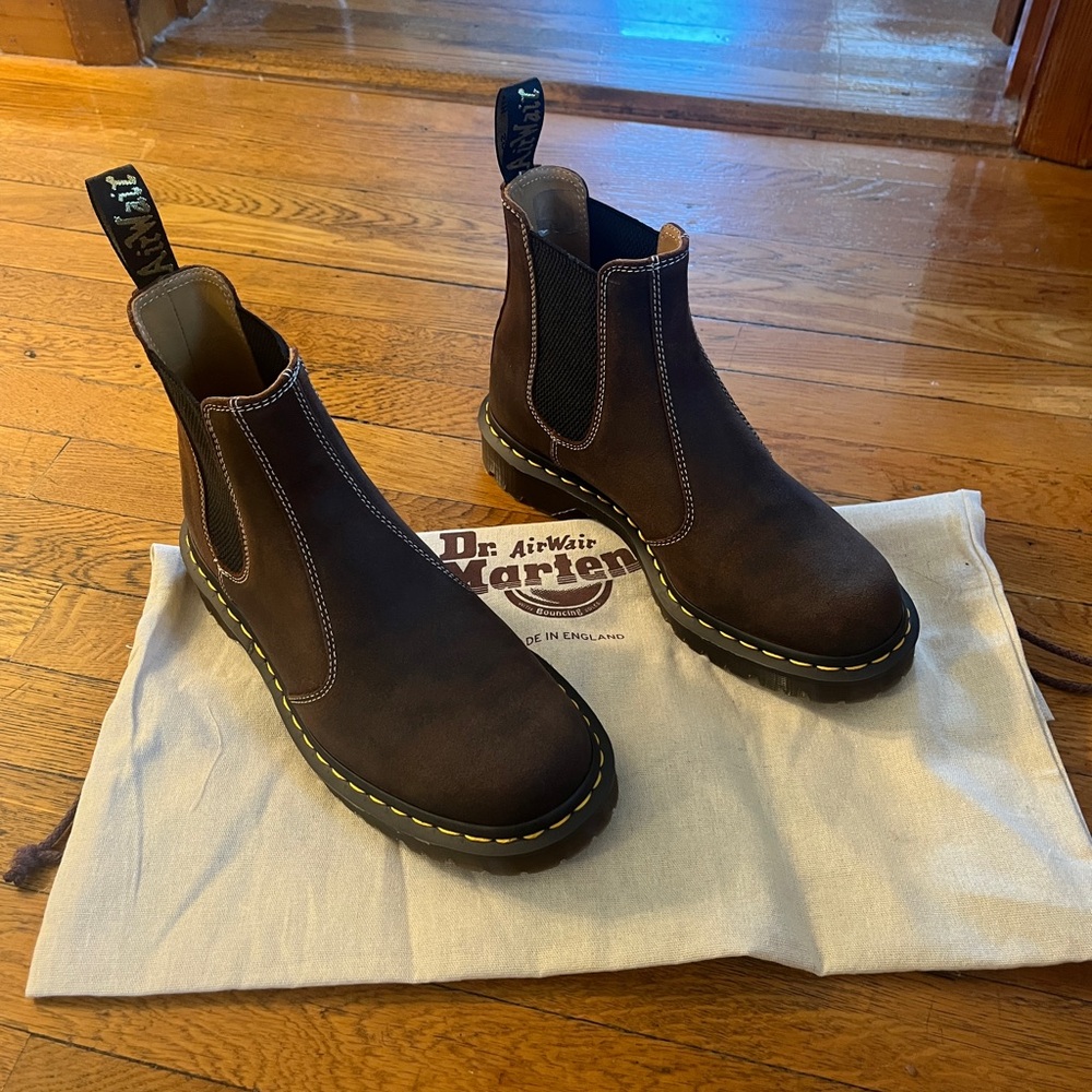 Dr. Martens 2976 Wax Commander Chelsea Boots made in England Men’s size 9